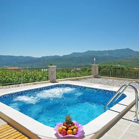 Nova With Private Heating Pool And Jacuzzi Semesterbostad Zavojane
